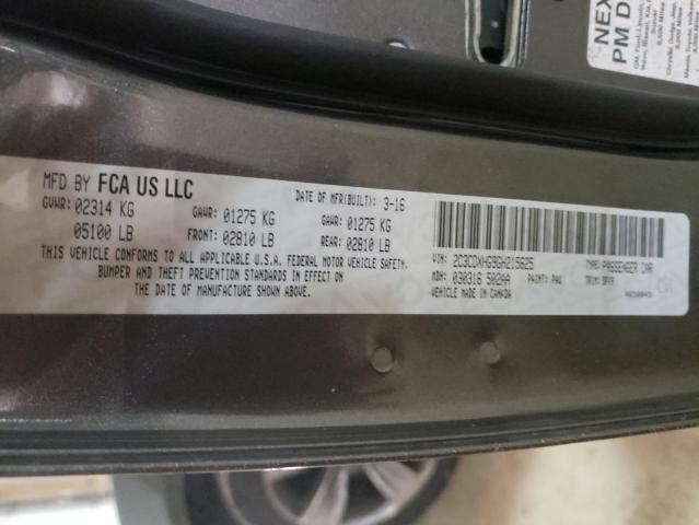 Photo 10 from auction – 2016 DODGE CHARGER SX with VIN 2C3CDXHG9GH215625