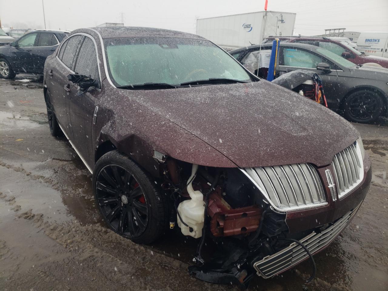 LINCOLN MKS 2010 with VIN 1LNHL9ER9AG604172 - Photo from auction