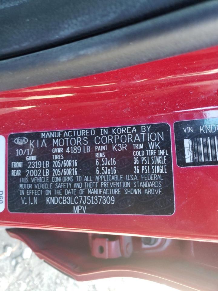 Photo 10 from auction – 2018 KIA NIRO FE with VIN KNDCB3LC7J5137309