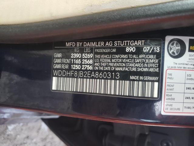Photo 10 from auction – 2014 MERCEDES-BENZ E 350 4MAT with VIN WDDHF8JB2EA860313