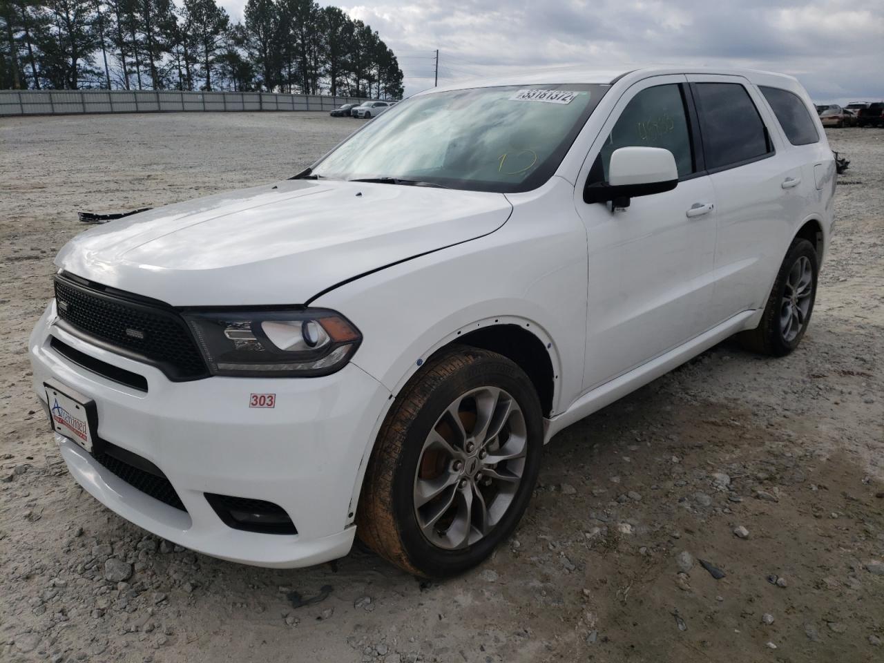 Photo 2 from auction – 2020 DODGE DURANGO GT with VIN 1C4RDHDG4LC153288