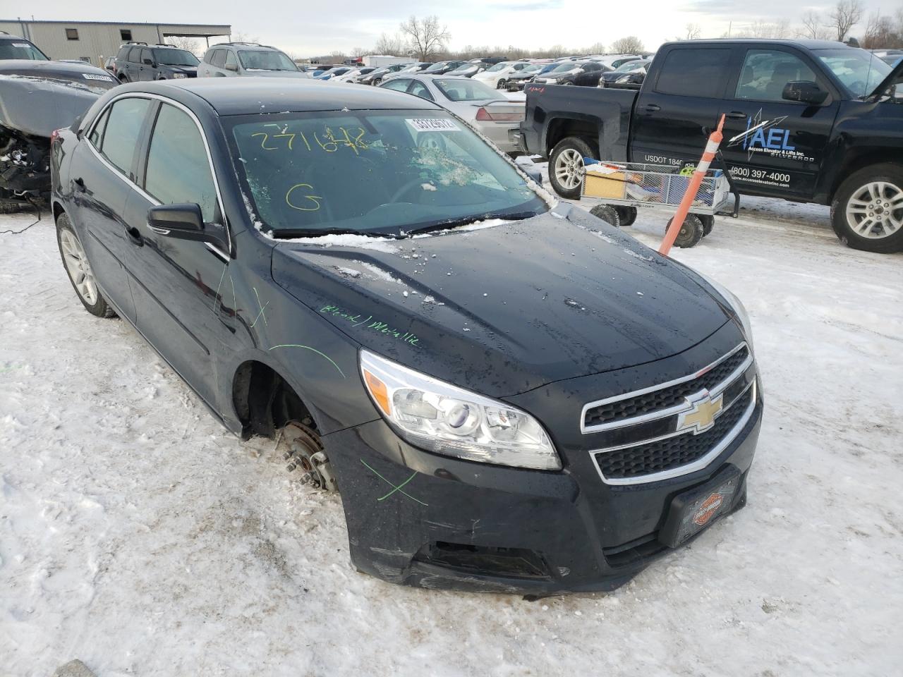 CHEVROLET MALIBU 1LT 2013 with VIN 1G11C5SA9DF271648 - Photo from auction