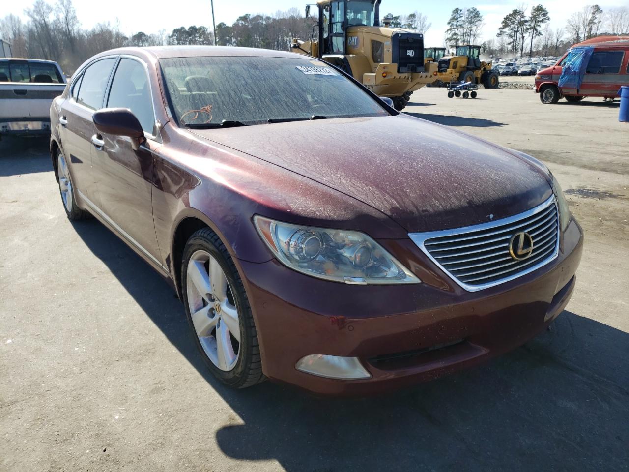 LEXUS LS 460L 2007 with VIN JTHGL46F075018275 - Photo from auction