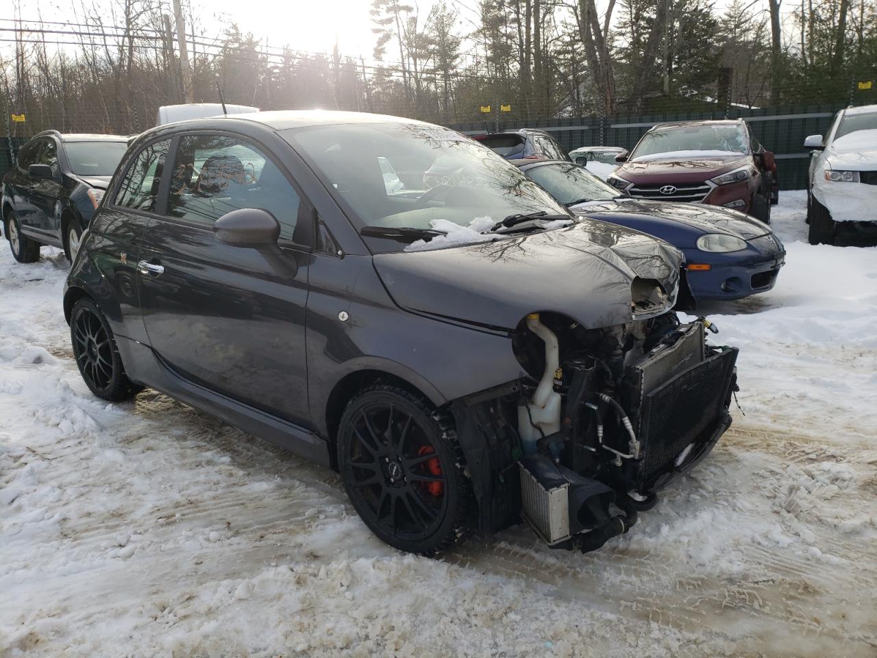 FIAT 500 ABARTH 2015 with VIN 3C3CFFFH0FT733628 - Photo from auction