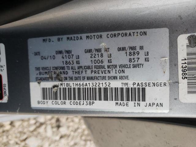 Photo 10 from auction – 2010 MAZDA 3 with VIN JM1BL1H66A1322152