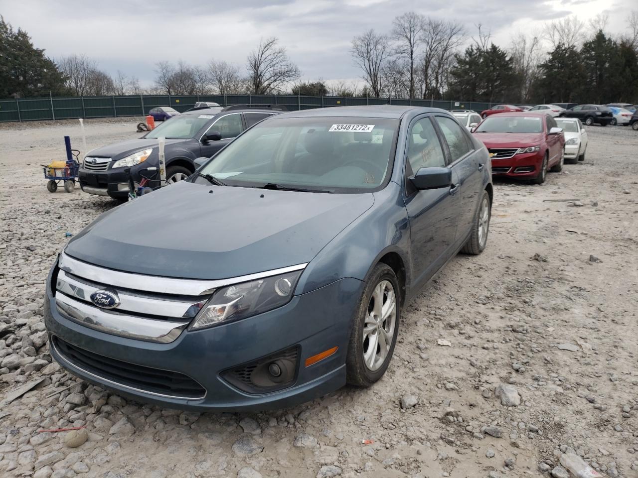 Photo 2 from auction – 2012 FORD FUSION SE with VIN 3FAHP0HA6CR446613