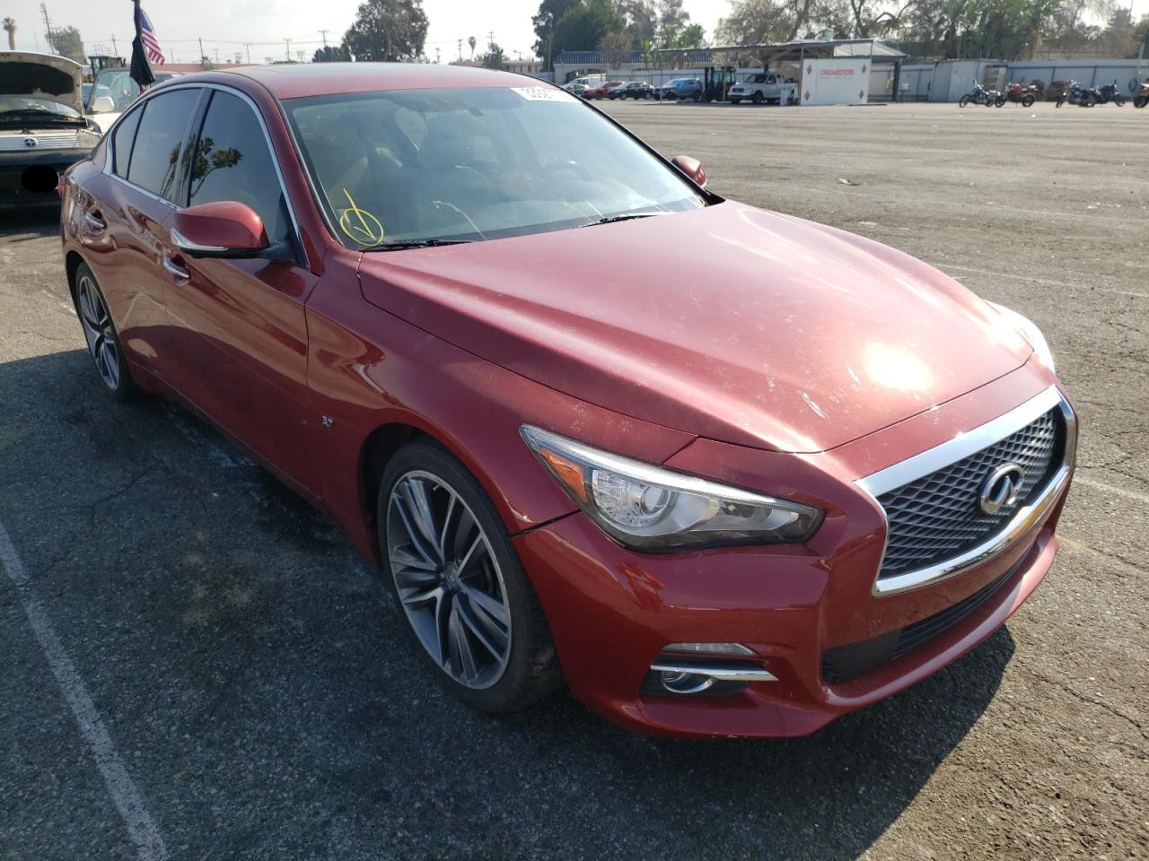 Photo 1 from auction – 2014 INFINITI Q50 BASE with VIN JN1BV7AP5EM689924