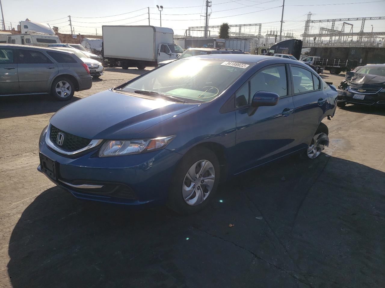 Photo 2 from auction – 2014 HONDA CIVIC LX with VIN 19XFB2E59EE003899