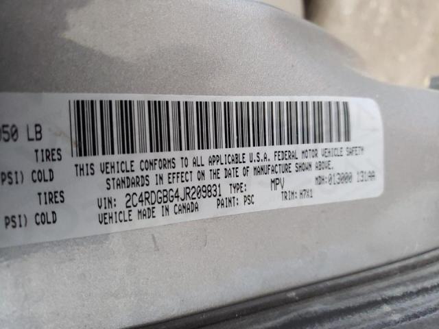 Photo 10 from auction – 2018 DODGE GRAND CARA with VIN 2C4RDGBG4JR209831