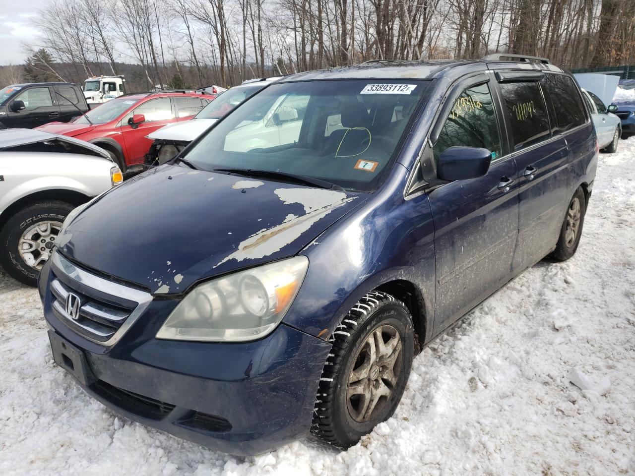 Photo 2 from auction – 2006 HONDA ODYSSEY EX with VIN 5FNRL38426B033308