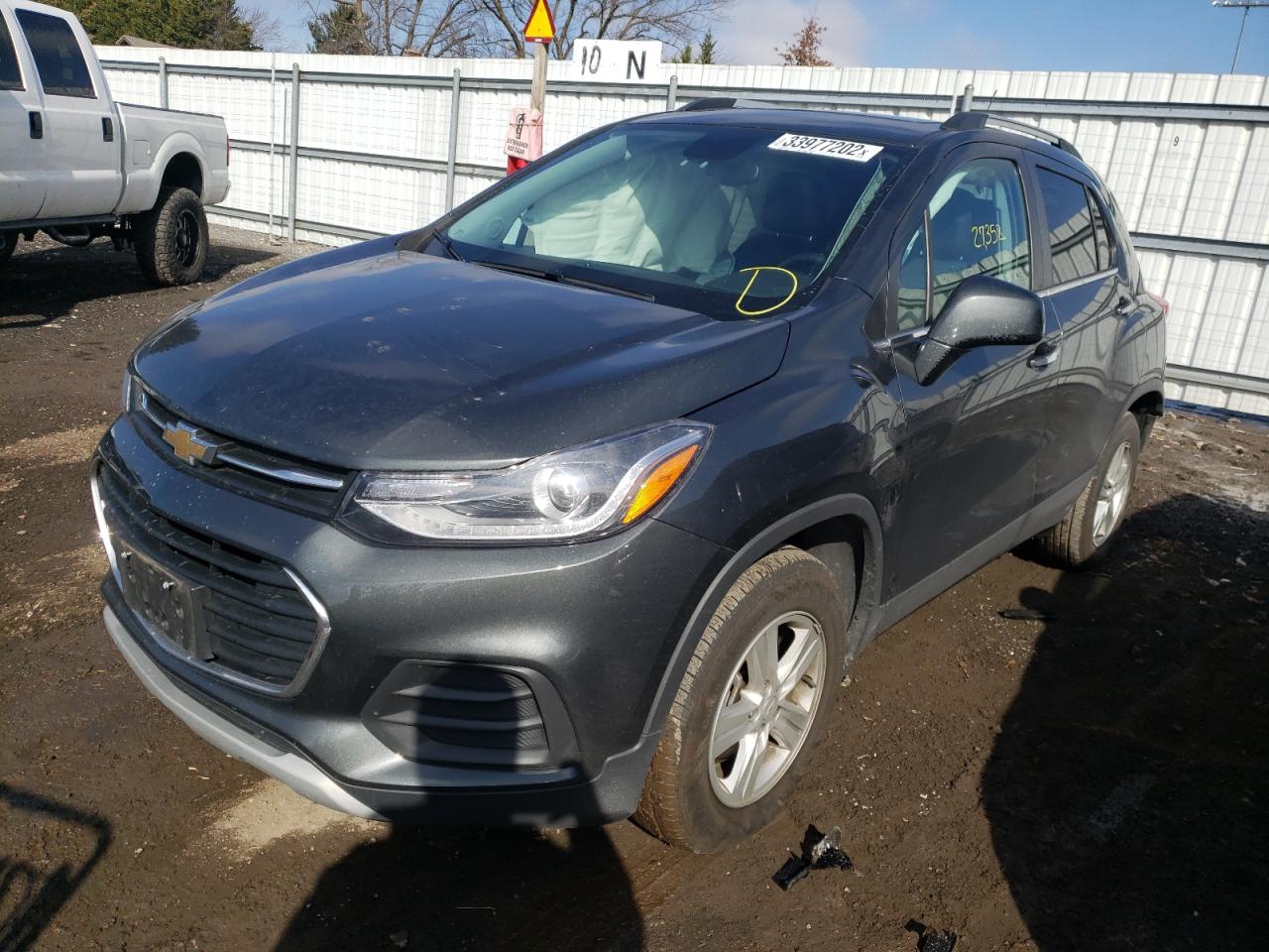 Photo 2 from auction – 2019 CHEVROLET TRAX 1LT with VIN 3GNCJPSB8KL370871
