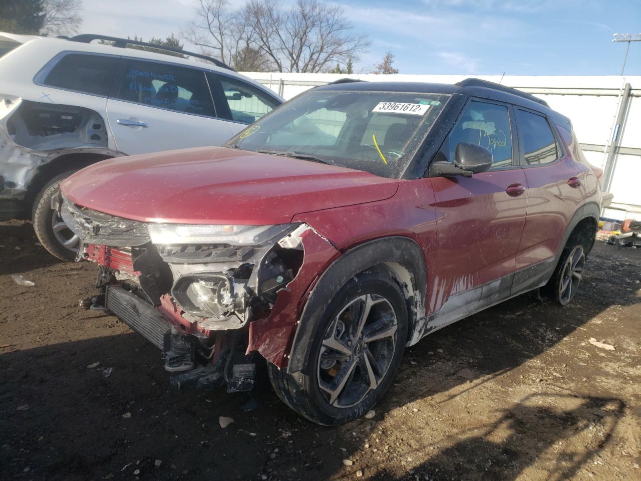 Photo 2 from auction – 2021 CHEVROLET TRAILBLAZE with VIN KL79MTSL8MB020010