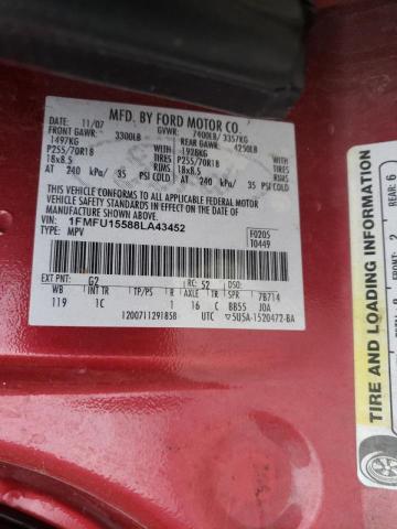 Photo 10 from auction – 2008 FORD EXPEDITION with VIN 1FMFU15588LA43452
