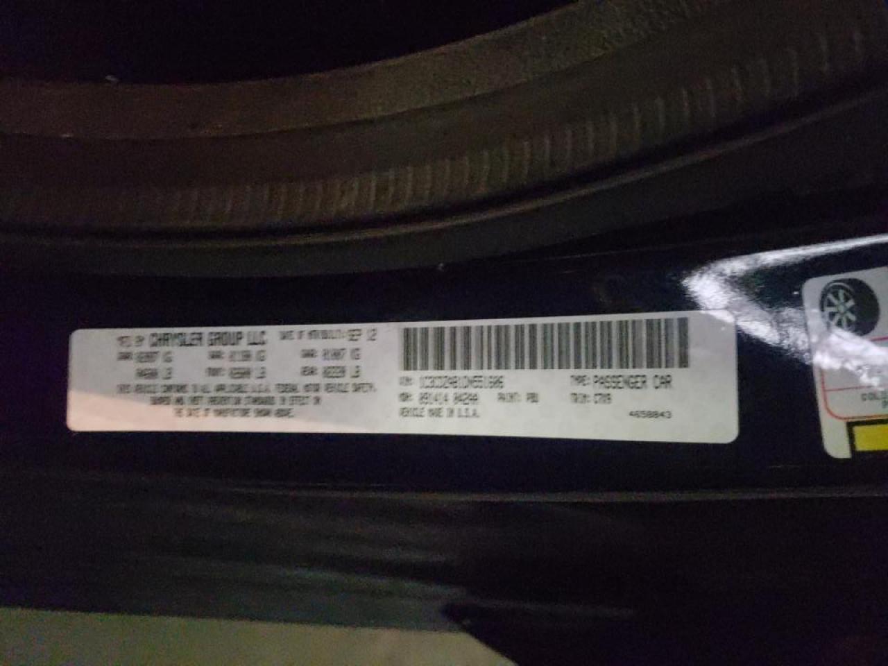 Photo 10 from auction – 2013 DODGE AVENGER SE with VIN 1C3CDZAB1DN551606