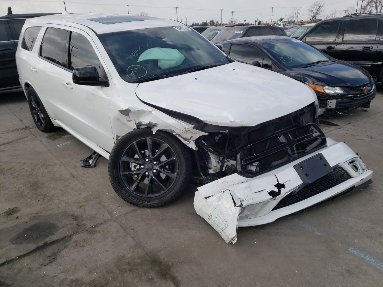 DODGE DURANGO SX 2018 with VIN 1C4RDHAG2JC282017 - Photo from auction