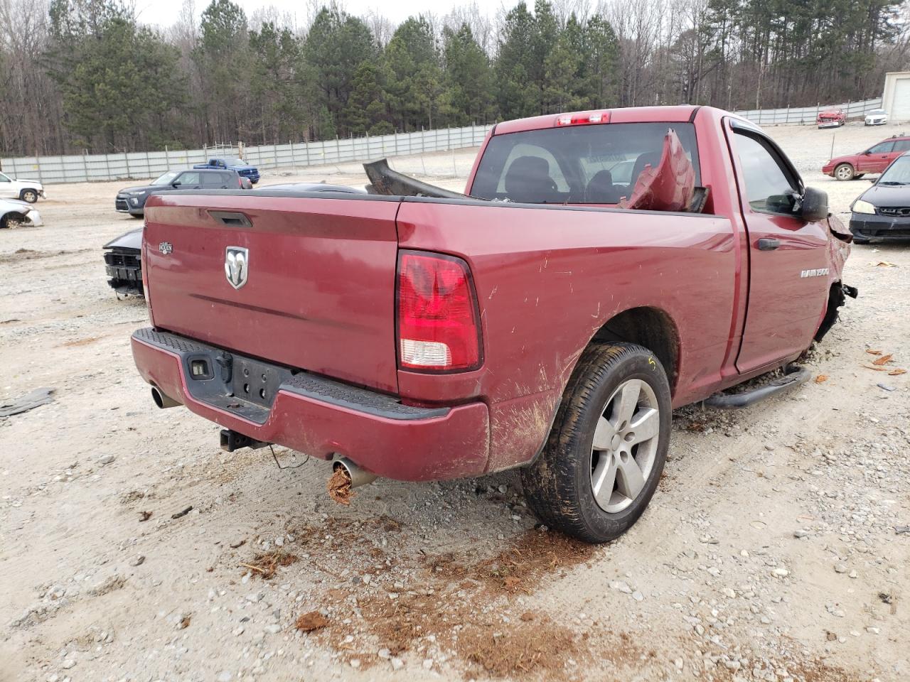 Photo 4 from auction – 2012 DODGE RAM 1500 S with VIN 3C6JD6AT2CG242946