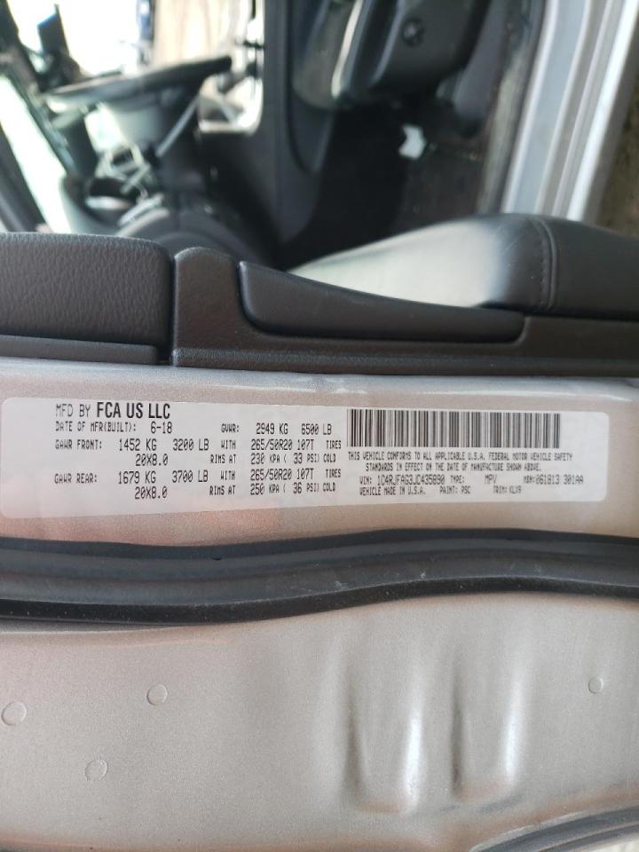 Photo 10 from auction – 2018 JEEP GRAND CHER with VIN 1C4RJFAG3JC435890