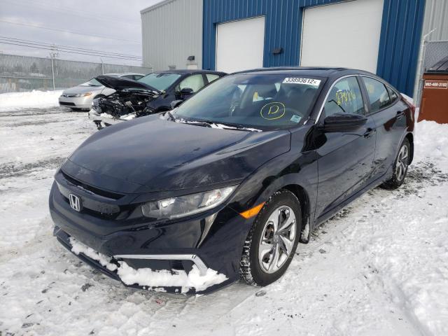 Photo 2 from auction – 2019 HONDA CIVIC LX with VIN 2HGFC2F55KH040039
