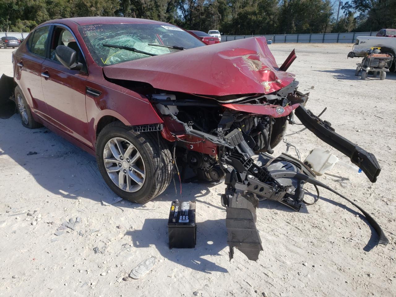 KIA OPTIMA LX 2012 with VIN 5XXGM4A77CG060141 - Photo from auction