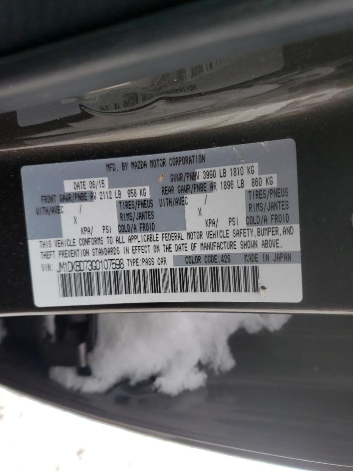 Foto 10 de la subasta – 2016 MAZDA CX-3 GRAND con VIN JM1DKBD73G0107598