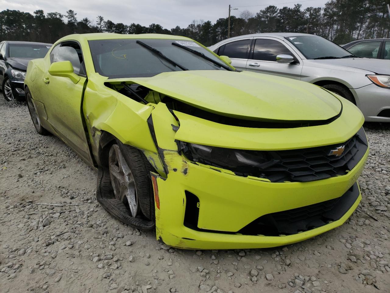 CHEVROLET CAMARO LS 2021 with VIN 1G1FB1RS7M0100982 - Photo from auction