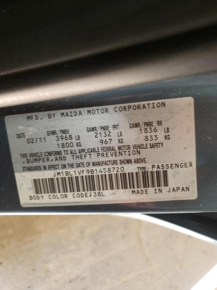 Photo 10 from auction – 2011 MAZDA 3 I with VIN JM1BL1VF9B1458720