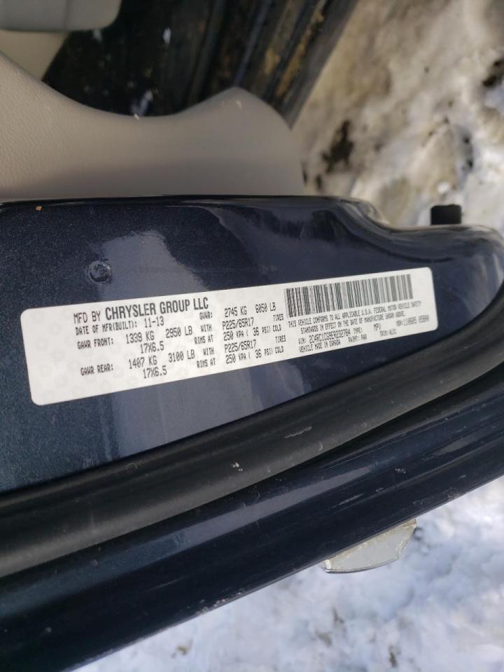 Photo 10 from auction – 2014 CHRYSLER TOWN & COU with VIN 2C4RC1CG9ER232784