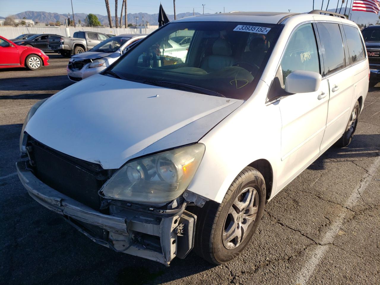 Photo 2 from auction – 2006 HONDA ODYSSEY EX with VIN 5FNRL38696B049927