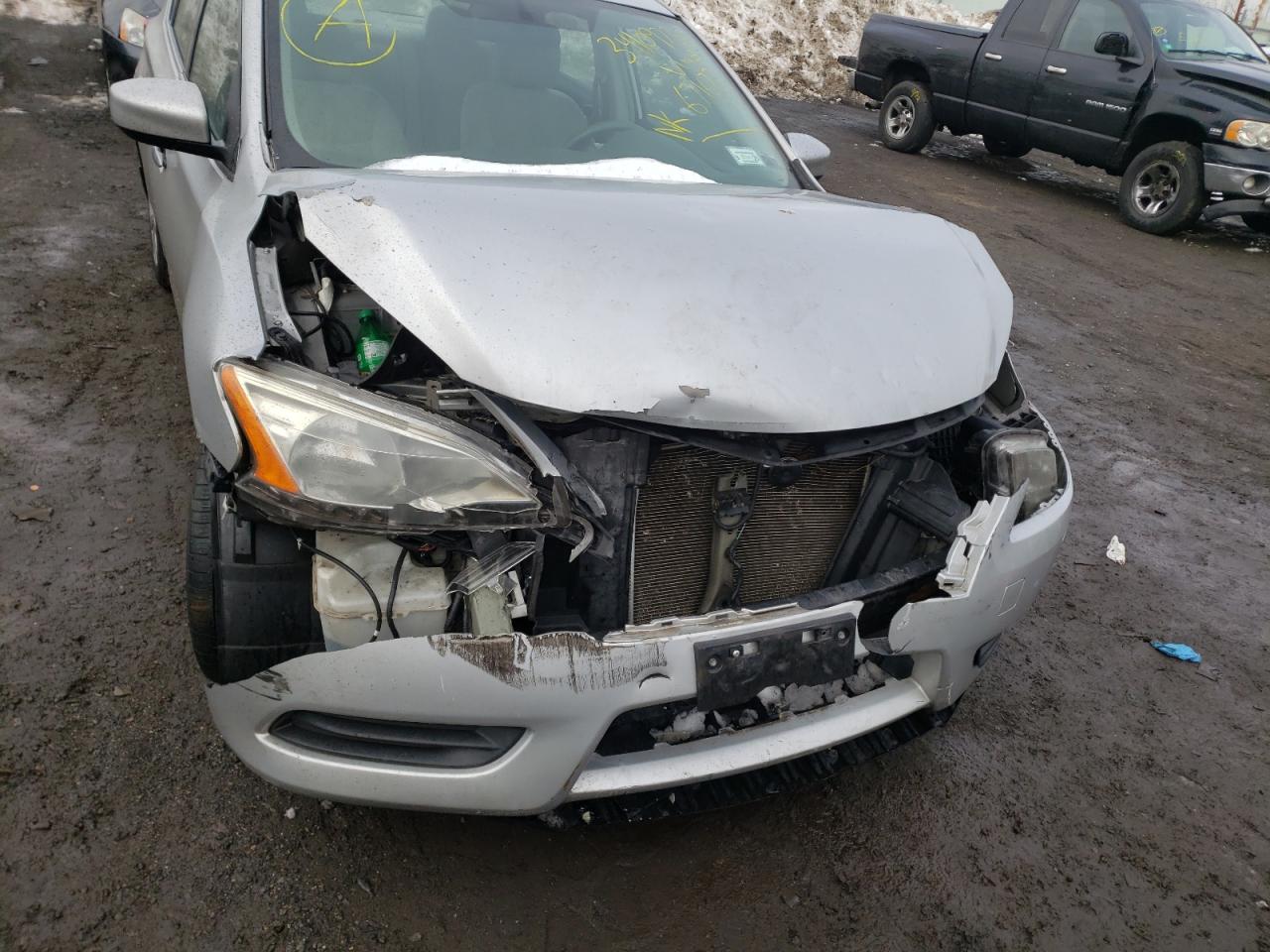 Photo 9 from auction – 2013 NISSAN SENTRA S with VIN 3N1AB7AP8DL671673