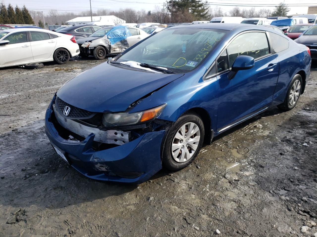 Photo 2 from auction – 2012 HONDA CIVIC LX with VIN 2HGFG3B51CH518653