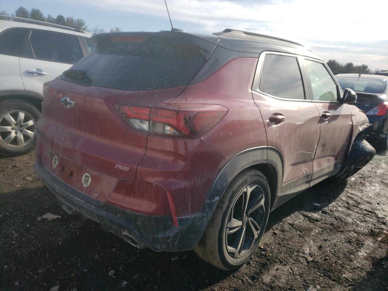 Photo 4 from auction – 2021 CHEVROLET TRAILBLAZE with VIN KL79MTSL8MB020010