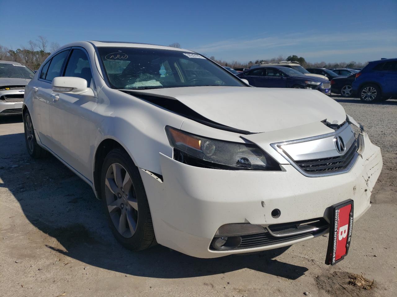 ACURA TL 2012 with VIN 19UUA8F59CA017086 - Photo from auction