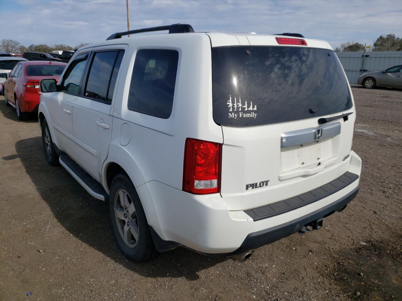 Photo 3 from auction – 2009 HONDA PILOT EXL with VIN 5FNYF48659B009695