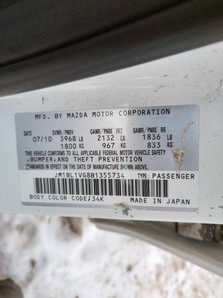 Photo 10 from auction – 2011 MAZDA 3 I with VIN JM1BL1VG8B1355734