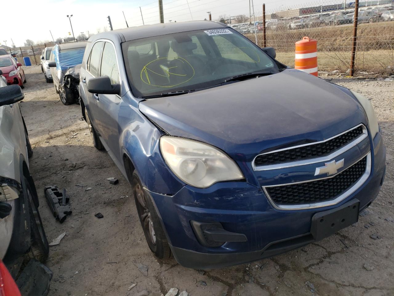 Photo 1 from auction – 2010 CHEVROLET EQUINOX LS with VIN 2CNALBEW6A6208358