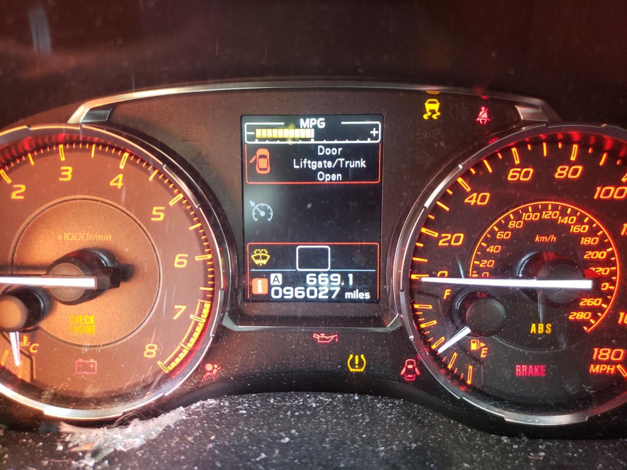 Photo 8 from auction – 2015 SUBARU WRX with VIN JF1VA1A6XF9831740