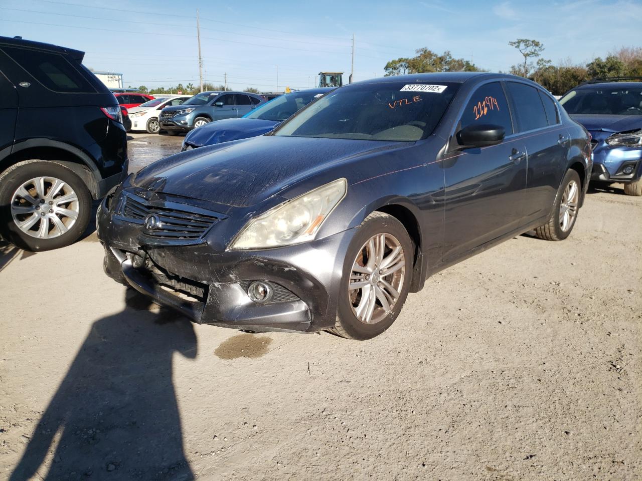 Photo 2 from auction – 2011 INFINITI G25 BASE with VIN JN1DV6AP7BM603513