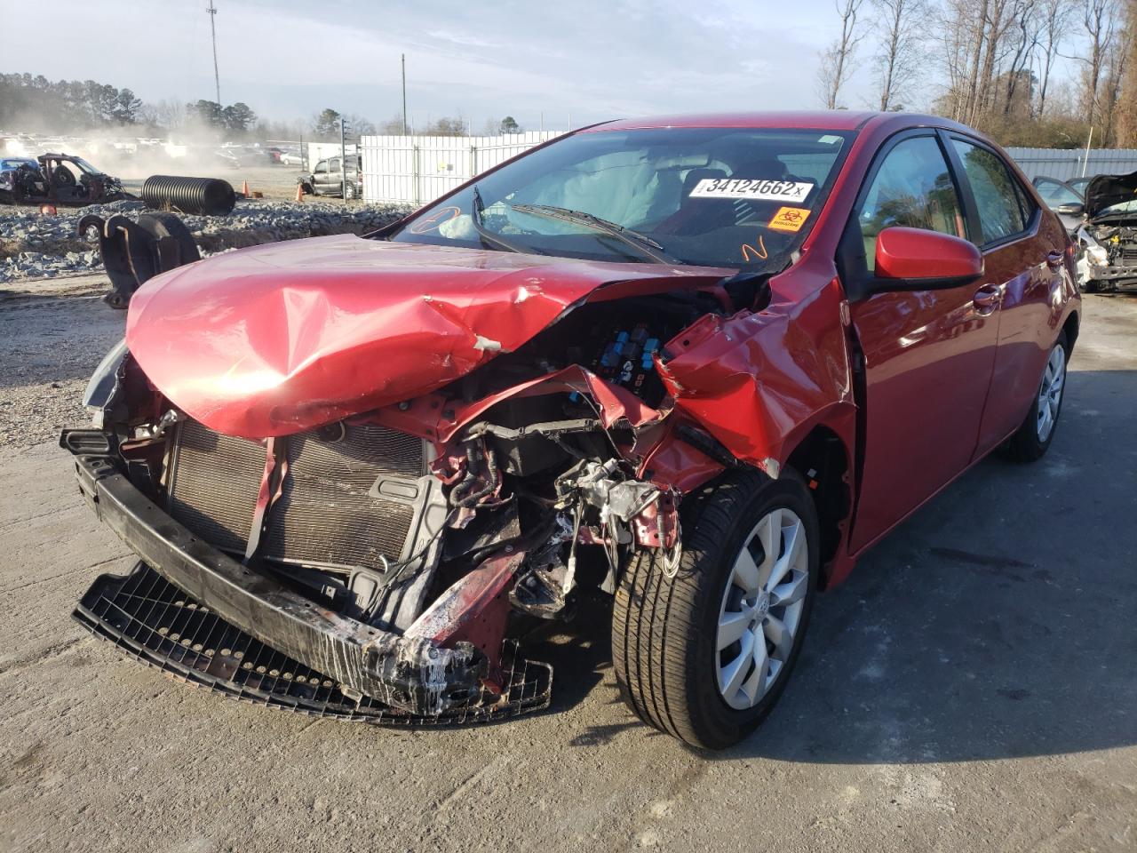 Photo 2 from auction – 2014 TOYOTA COROLLA L with VIN 2T1BURHE4EC202838