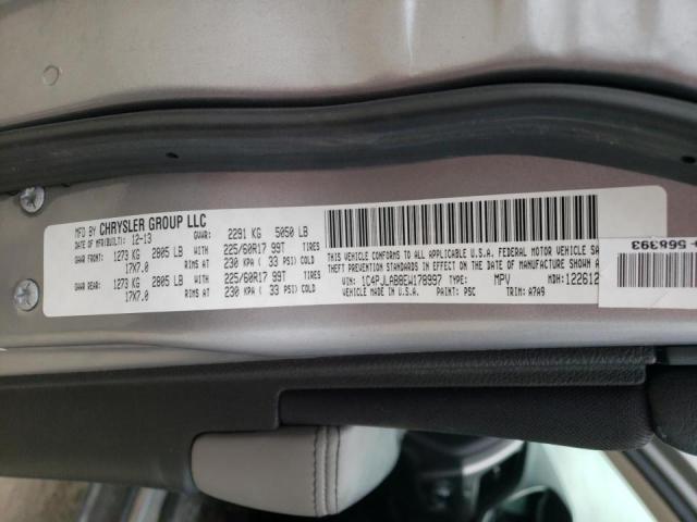 Photo 10 from auction – 2014 JEEP CHEROKEE S with VIN 1C4PJLAB8EW178997