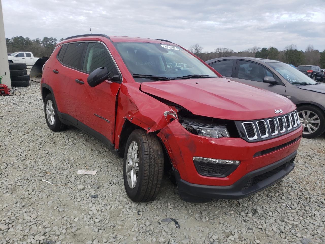 JEEP COMPASS SP 2021 with VIN 3C4NJCAB3MT567333 - Photo from auction