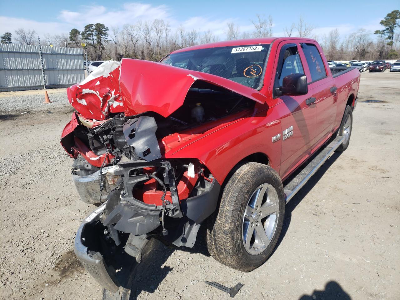 Photo 2 from auction – 2016 RAM 1500 ST with VIN 1C6RR6ST5GS268040