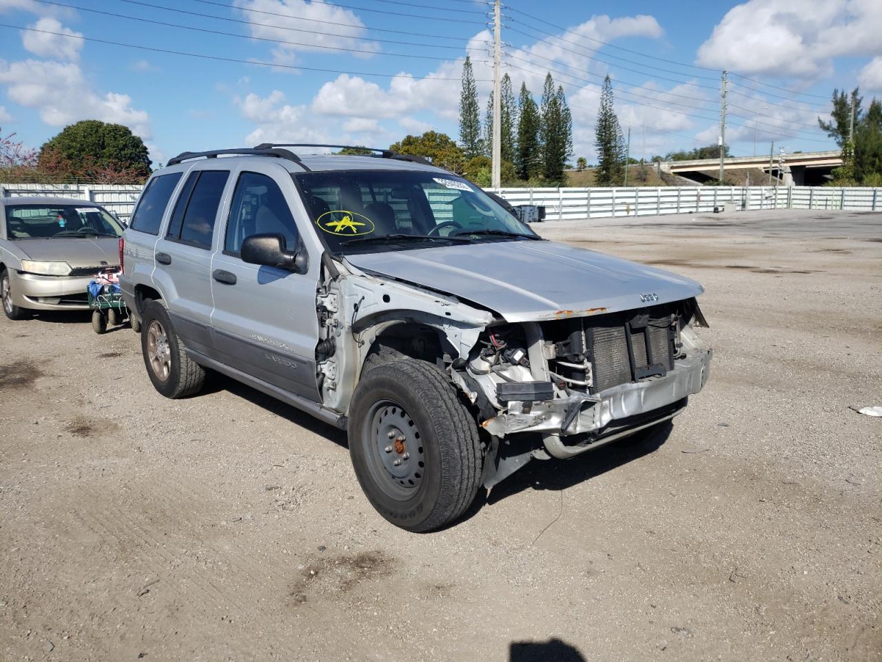 JEEP GRAND CHER 2004 with VIN 1J4GW48S84C287368 - Photo from auction