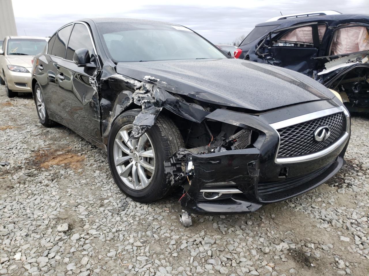 INFINITI Q50 BASE 2014 with VIN JN1BV7AR8EM693662 - Photo from auction