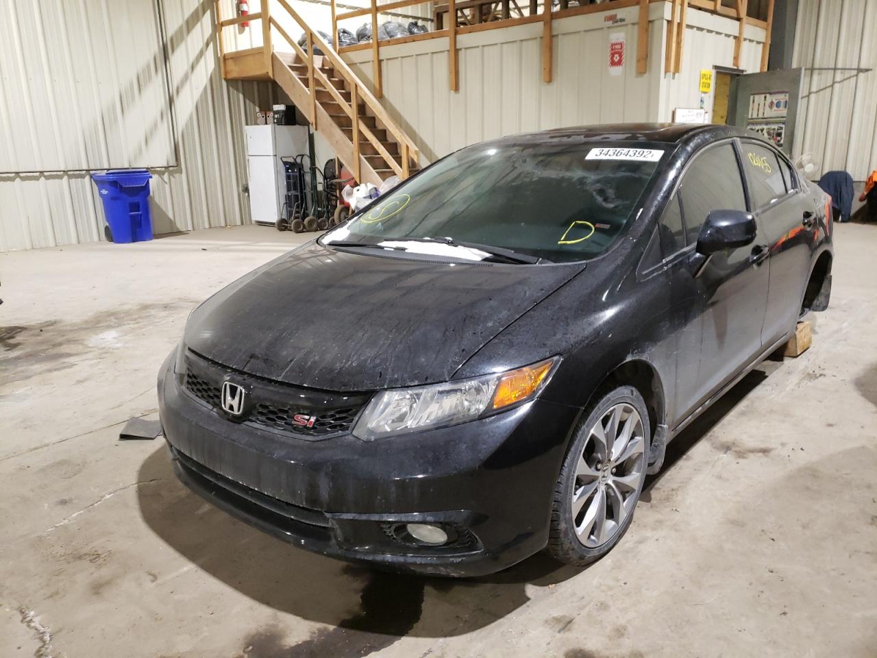 Photo 2 from auction – 2012 HONDA CIVIC SI with VIN 2HGFB6E57CH201021