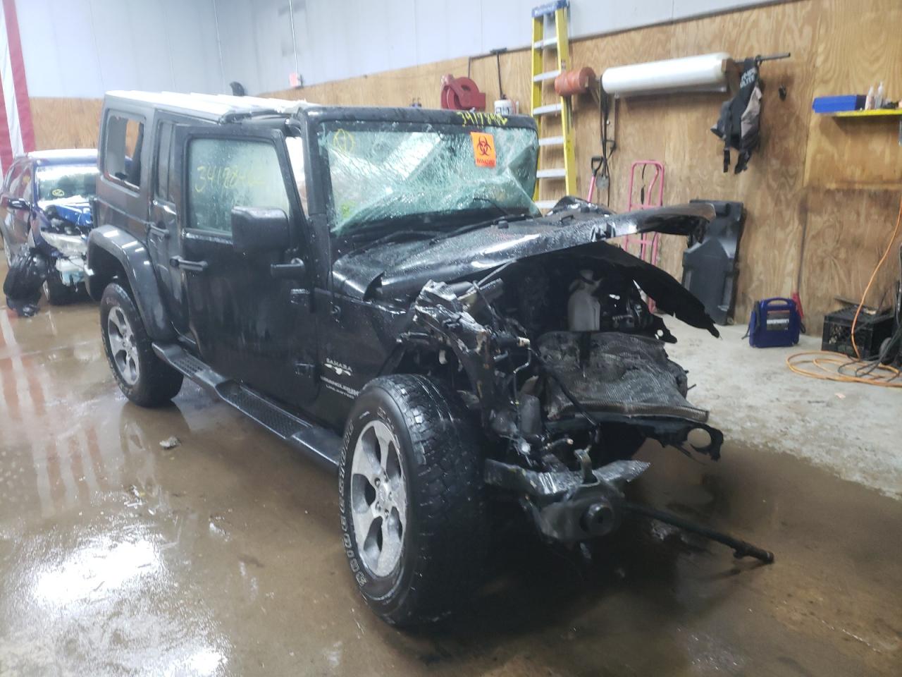 JEEP WRANGLER U 2018 with VIN 1C4BJWEG9JL831771 - Photo from auction