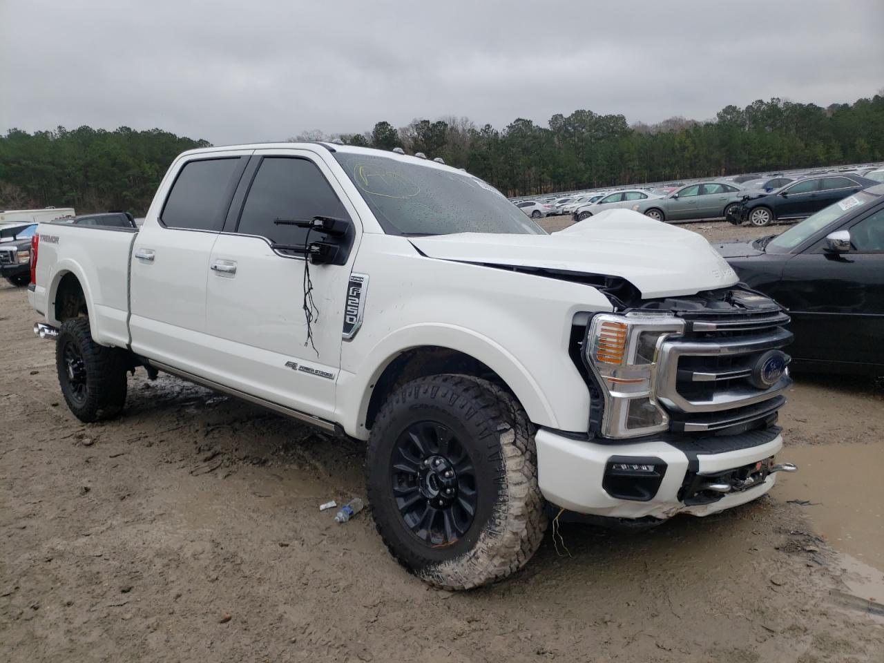 FORD F250 SUPER 2022 with VIN 1FT8W2BT3NEC83136 - Photo from auction