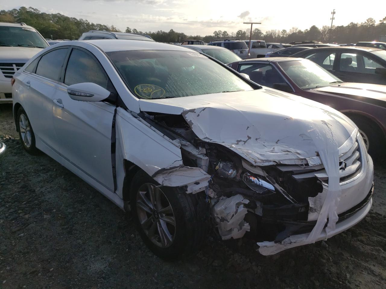 HYUNDAI SONATA GLS 2014 with VIN 5NPEB4AC6EH922444 - Photo from auction