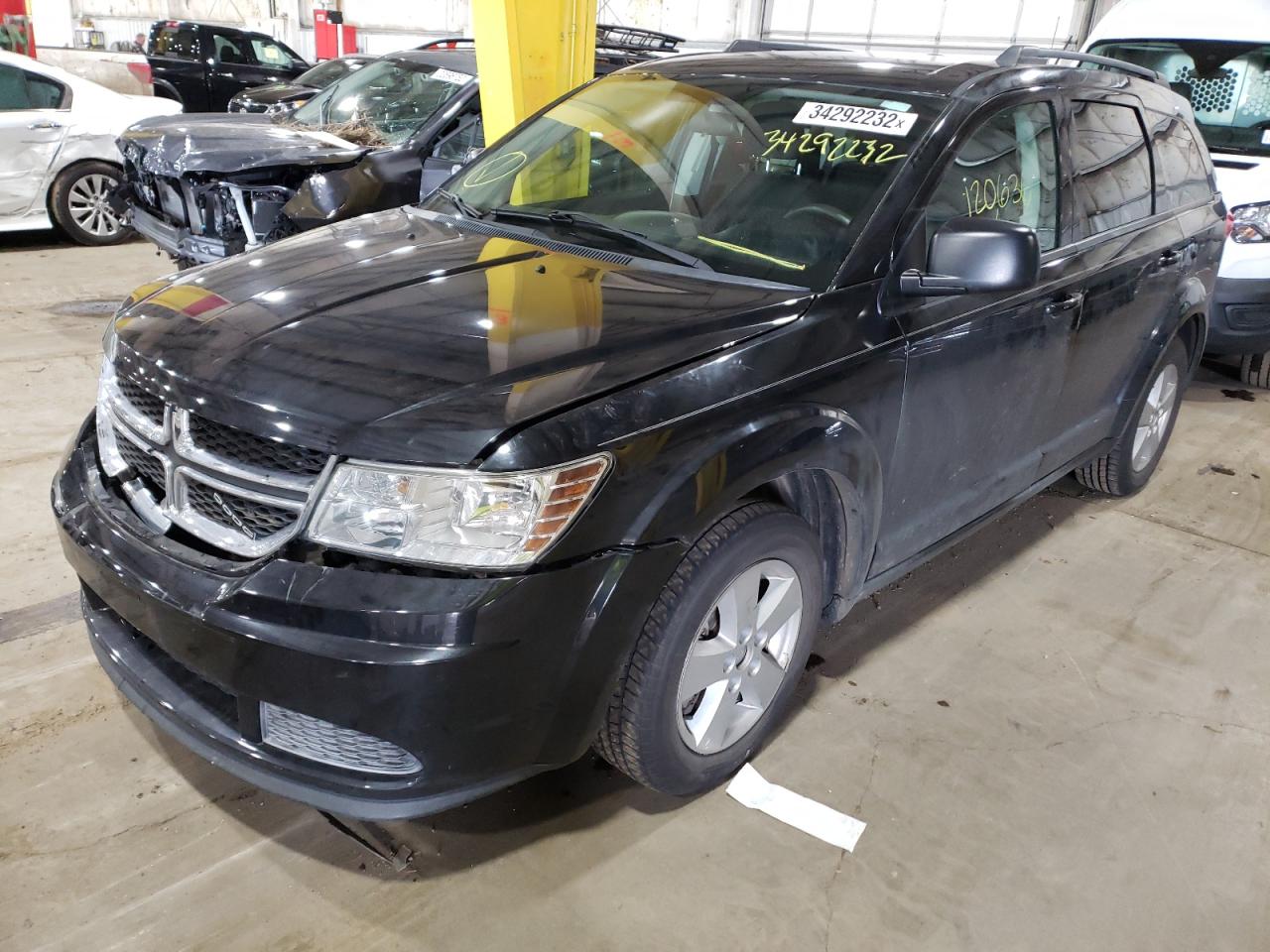 Photo 2 from auction – 2013 DODGE JOURNEY SE with VIN 3C4PDCAB2DT537126