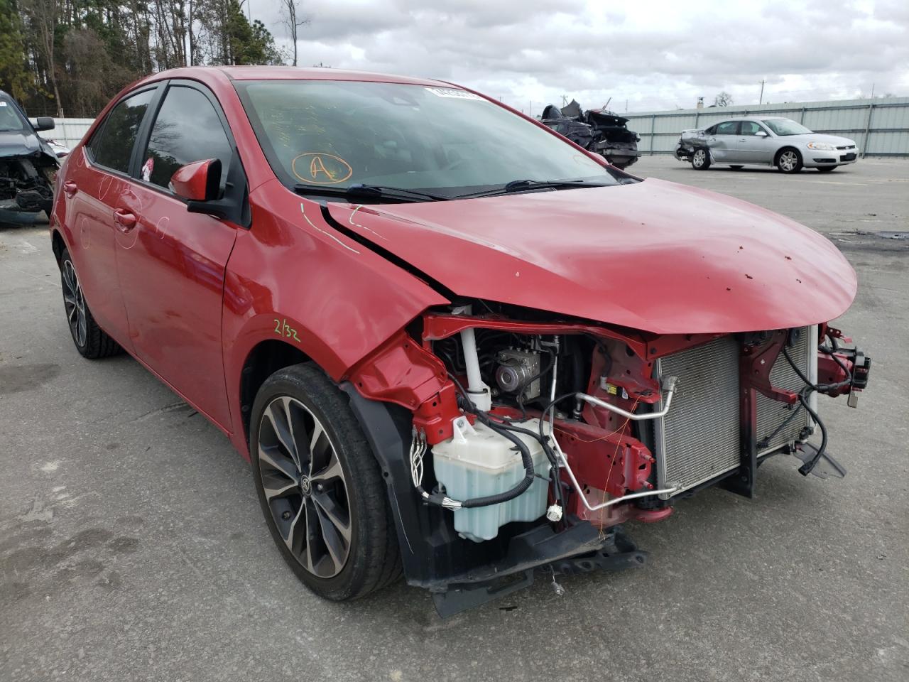 TOYOTA COROLLA L 2017 with VIN 2T1BURHE4HC829043 - Photo from auction