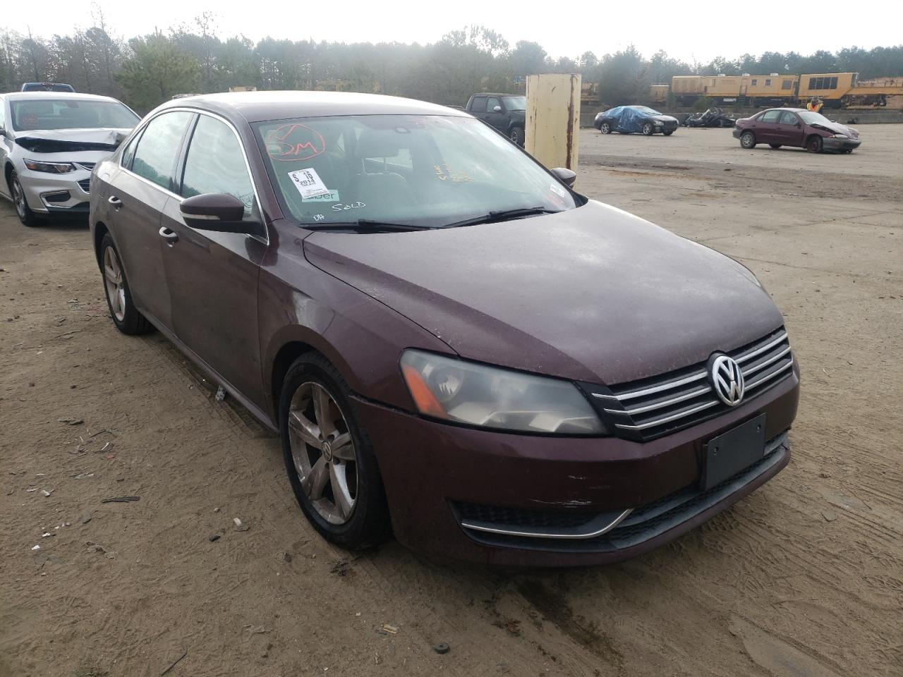Photo 1 from auction – 2014 VOLKSWAGEN PASSAT S with VIN 1VWAT7A36EC059988